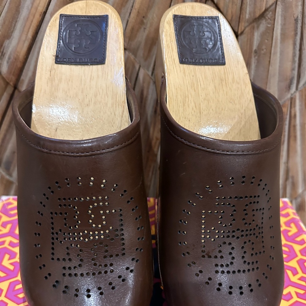 Tory Burch Bryce-Veg Calf Mules/Clogs Women’s Sz. 7.5 (Used)